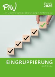 Deckblatt PIW Eingruppierung
